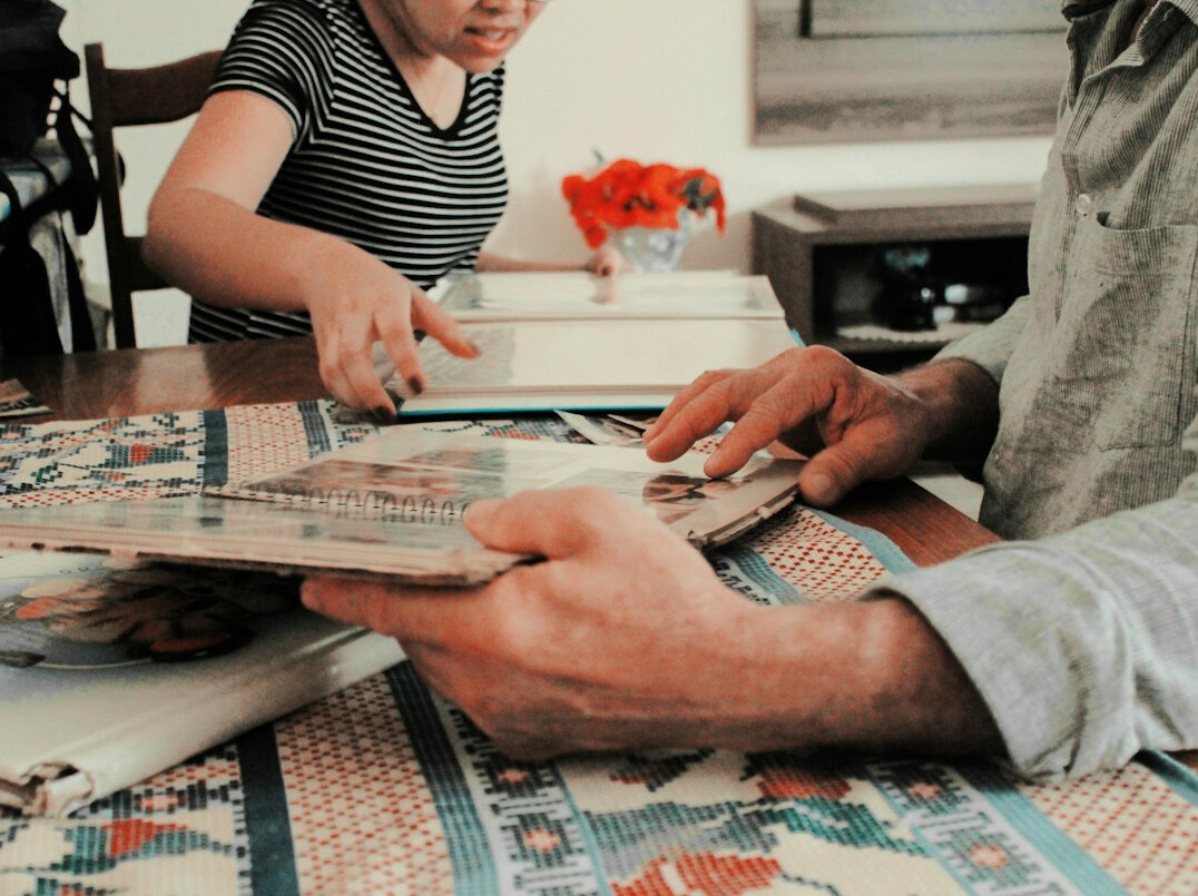 family saving money together