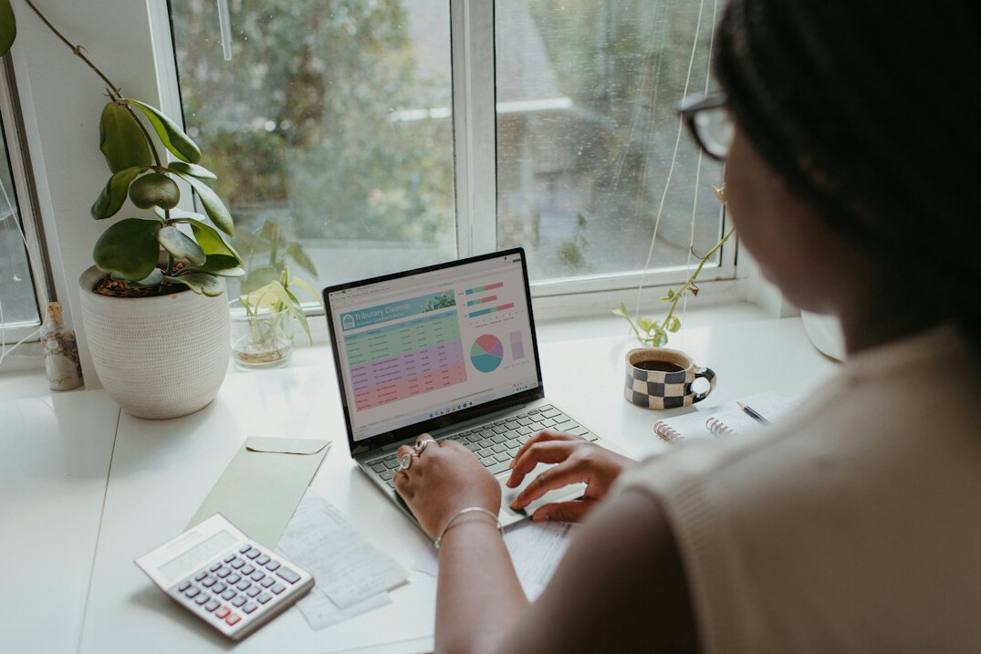 person reviewing savings goals